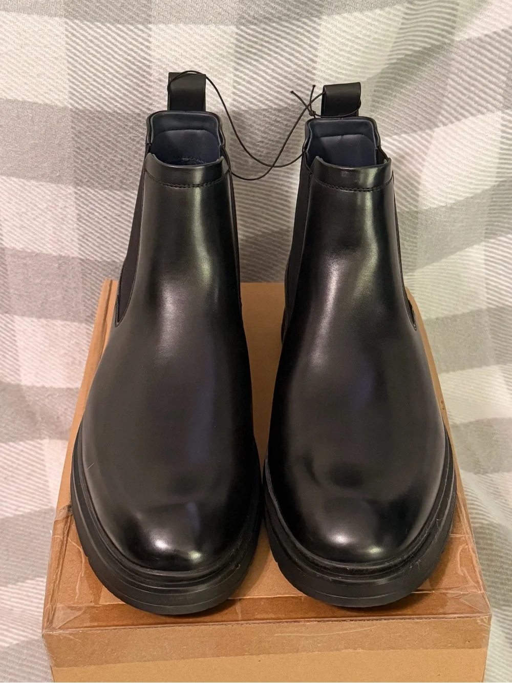 No Boundaries Men's Easy On & Off Garda Chelsea Boots In Black Size 13 NEW